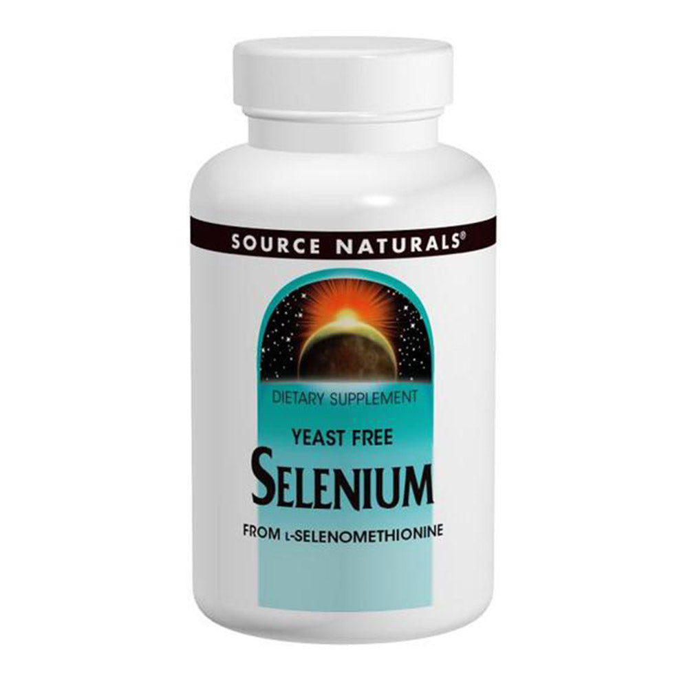 Source Naturals Selenium, Yeast Free, 200 mcg, 60 Tablets - Source Naturals