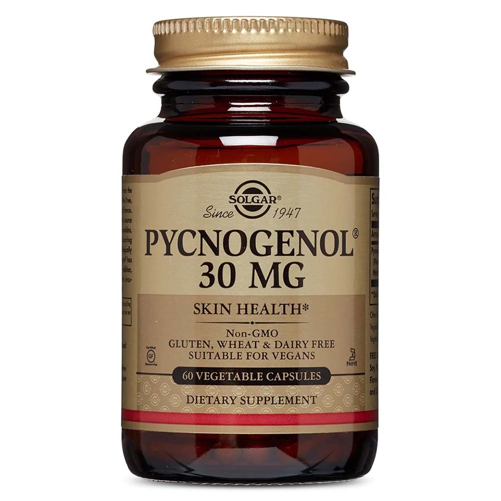 Solgar Pycnogenol, 60 Vegetable Capsules, 30 mg - Solgar