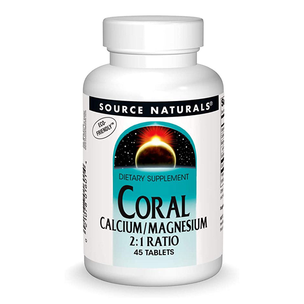 Source Naturals Coral Calcium Magnesium, 45 Tablets - Source Naturals
