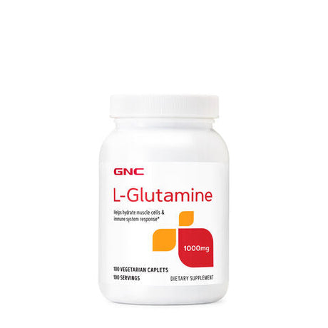 GNC L-GLUTAMINE 1000 MG - 50 Tablets - welzo