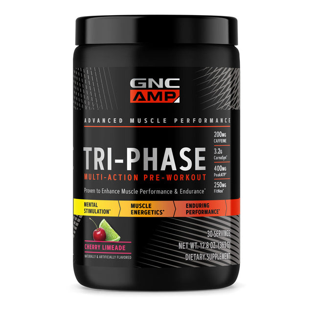 GNC AMP TRI-PHASE CHERRY LIMEADE