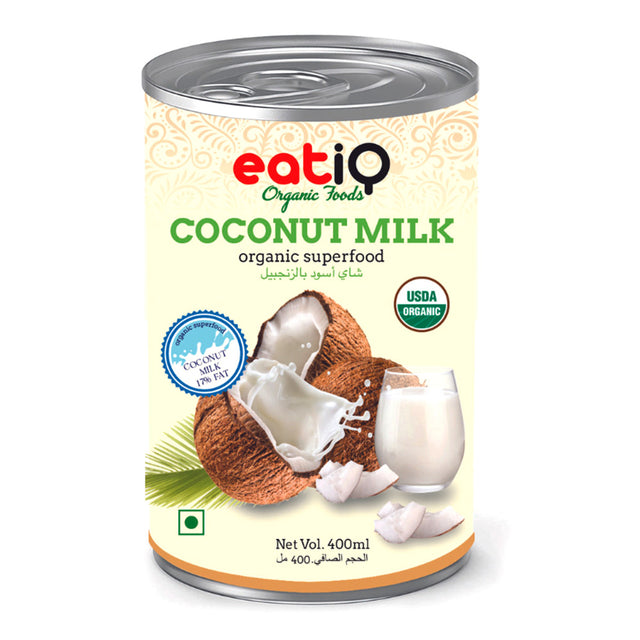 Organic Eatiq Coconut Milk, 400 Ml - Eatiq Organic Food