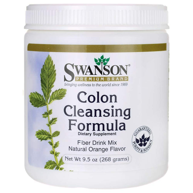 Swanson Colon Cleansing, 268 Gm, Orange - Swanson