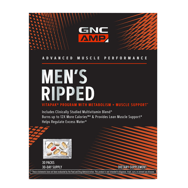 GNC AMP MENS RIPPED VITAPAK