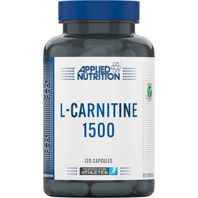 L Carnitine, Applied Nutrition, 120 Capsules - Applied Nutrition