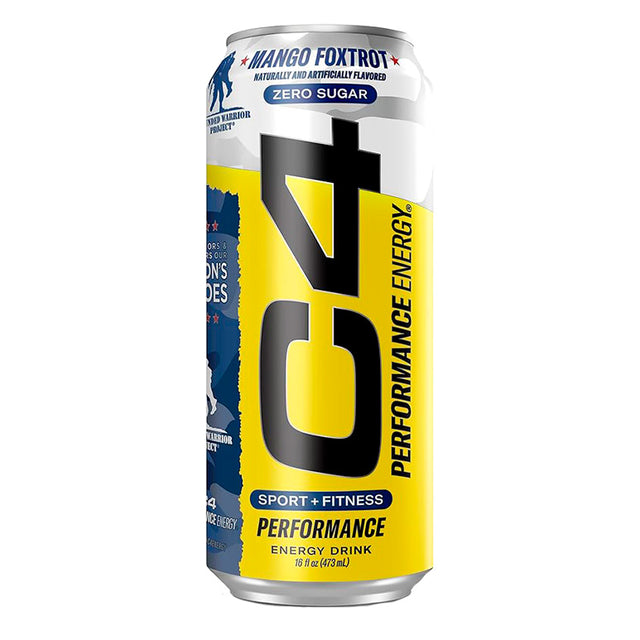 Cellucor C4 Original Carbonated Energy Drink, Mango Foxtrot, 473 ml - Cellucor