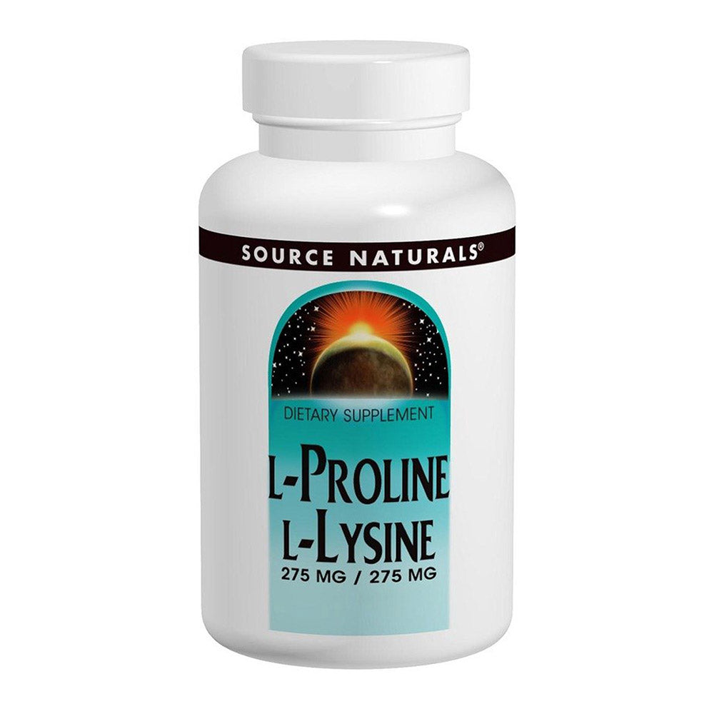 Source Naturals L-Lysine L-Proline, 275 mg, 60 Tablets - Source Naturals