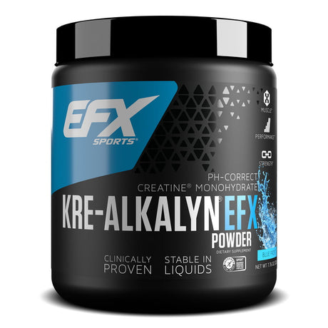 EFX Sports Kre Alkalyn Powder, Blue Frost, 220 GM - EFX Sports