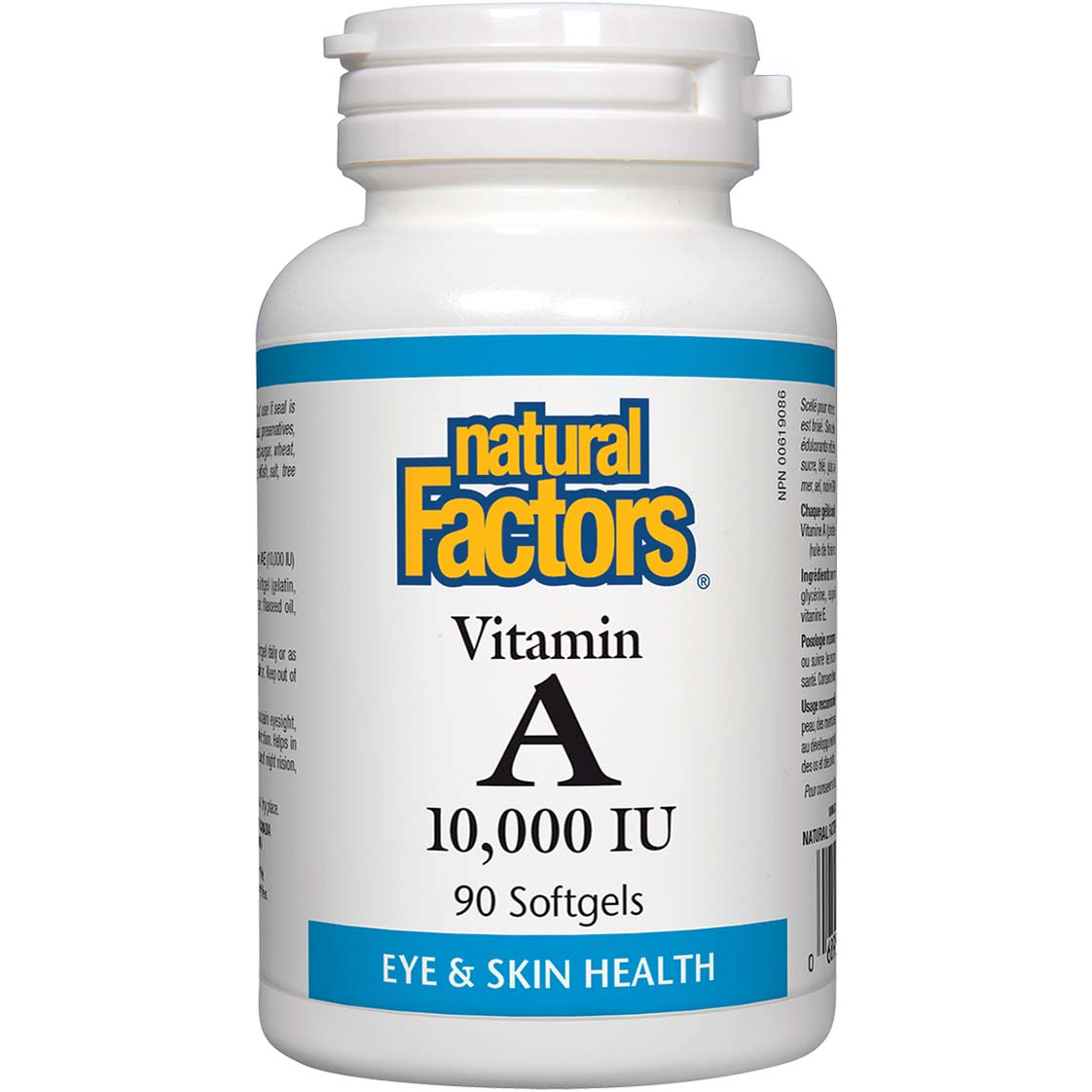 Vitamin A, 10000 IU, 90 Softgels, Natural Factors - Natural Factors