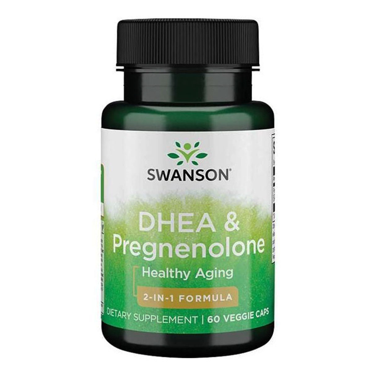 Swanson DHEA & Pregnenolone, 60 Veggie Capsules - Swanson