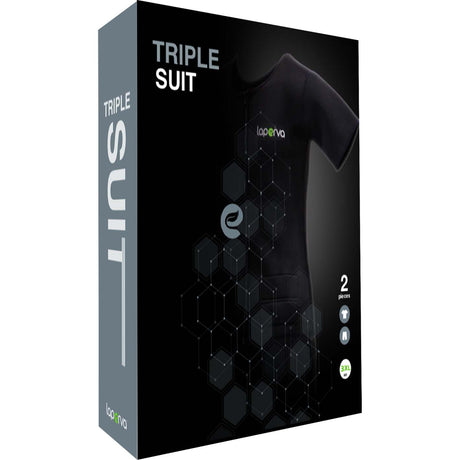 Laperva Triple Suit, Black, 3 XL - Laperva