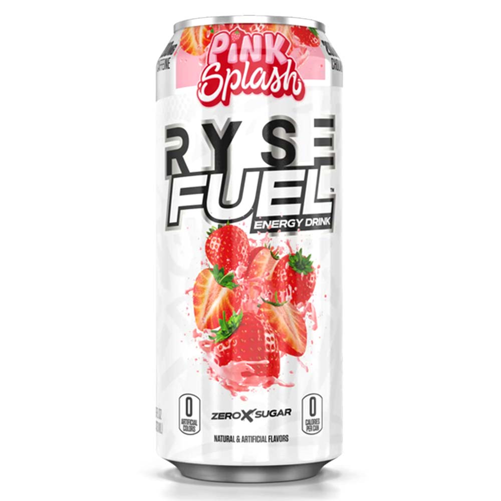 RYSE Fuel Energy Drink, 1 Can, Pink Splash - RYSE