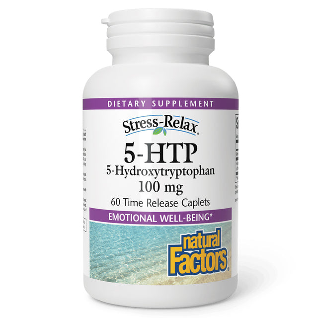 Natural Factors 5-HTP, 100 mg, 60 Caplets - Natural Factors