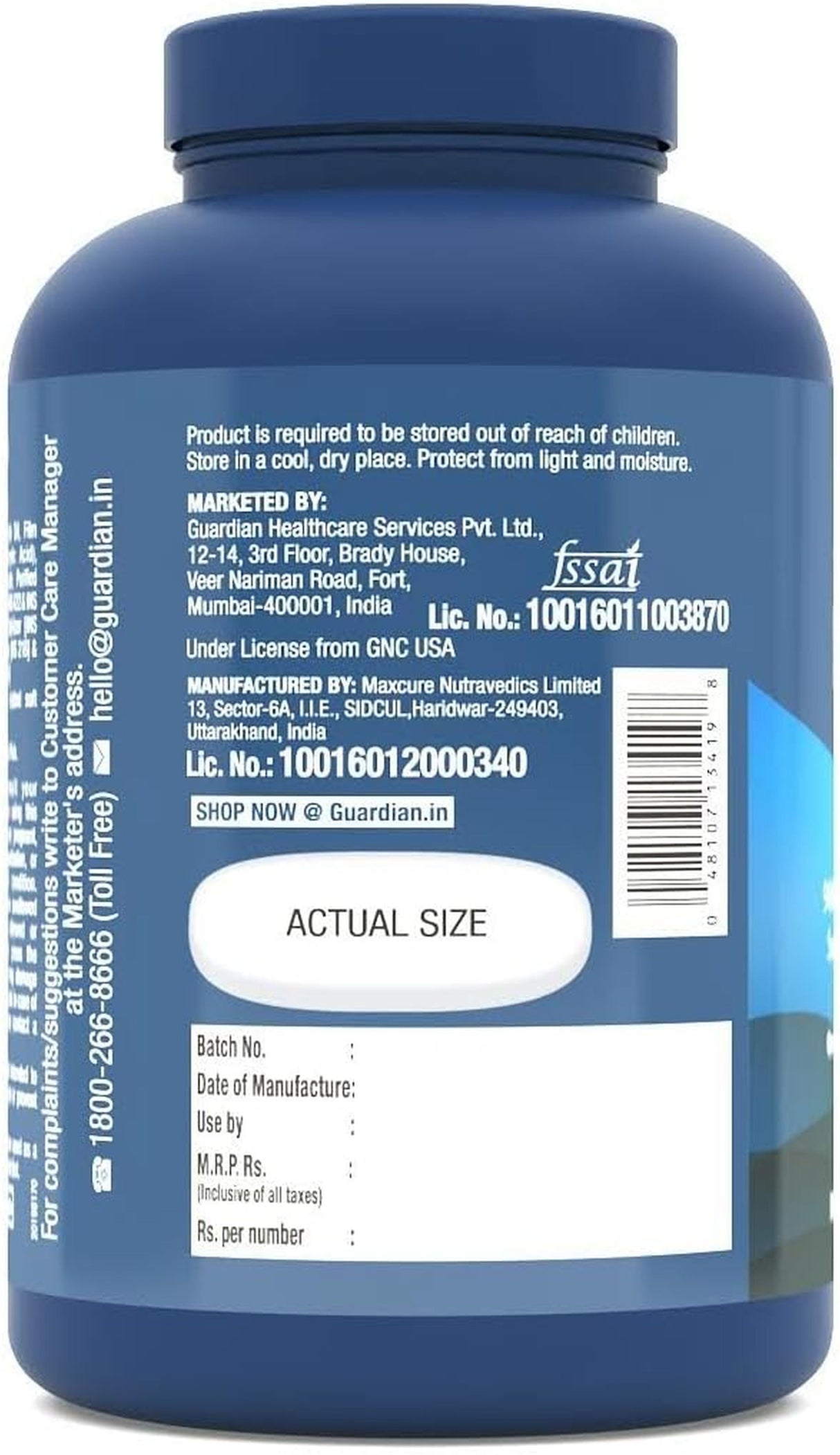 GNC Triple Strength Fish Oil 1500mg - welzo