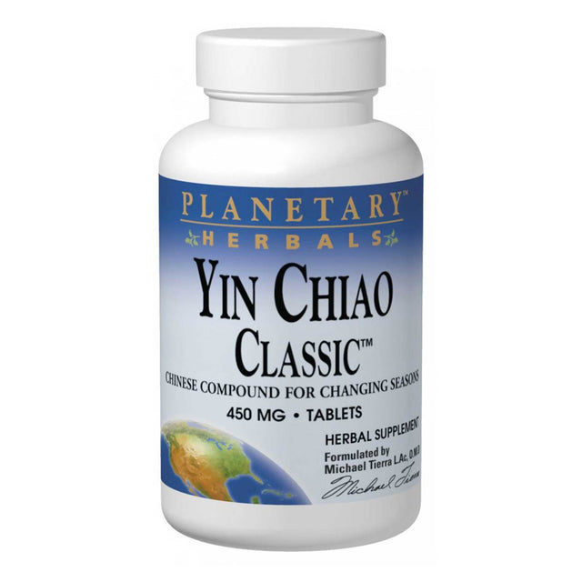 Planetary Herbals Yin Chiao Echinacea Complex, 600 mg, 60 Tablets (Neck) - Planetary Herbals