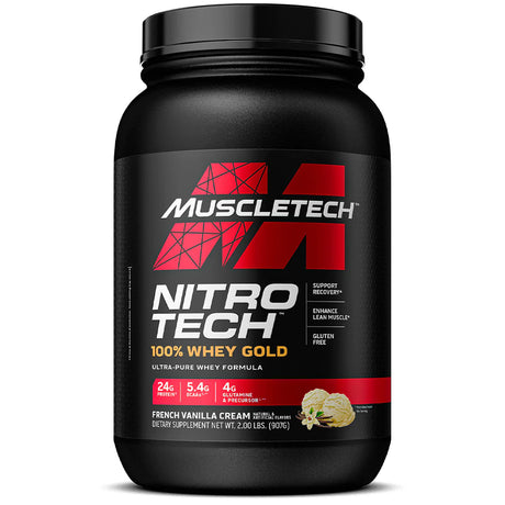 Muscletech Nitro Tech Whey Gold, 2 LB, French Vanilla - Muscletech