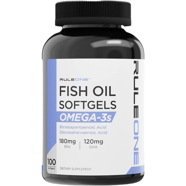 Omega-3 Fish Oil, 100 Softgels (Rule1) - Rule 1