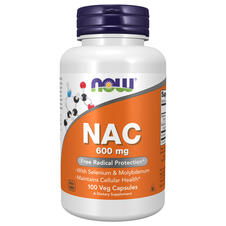 Now NAC, 600 mg, 100 Veggie Capsules - Now