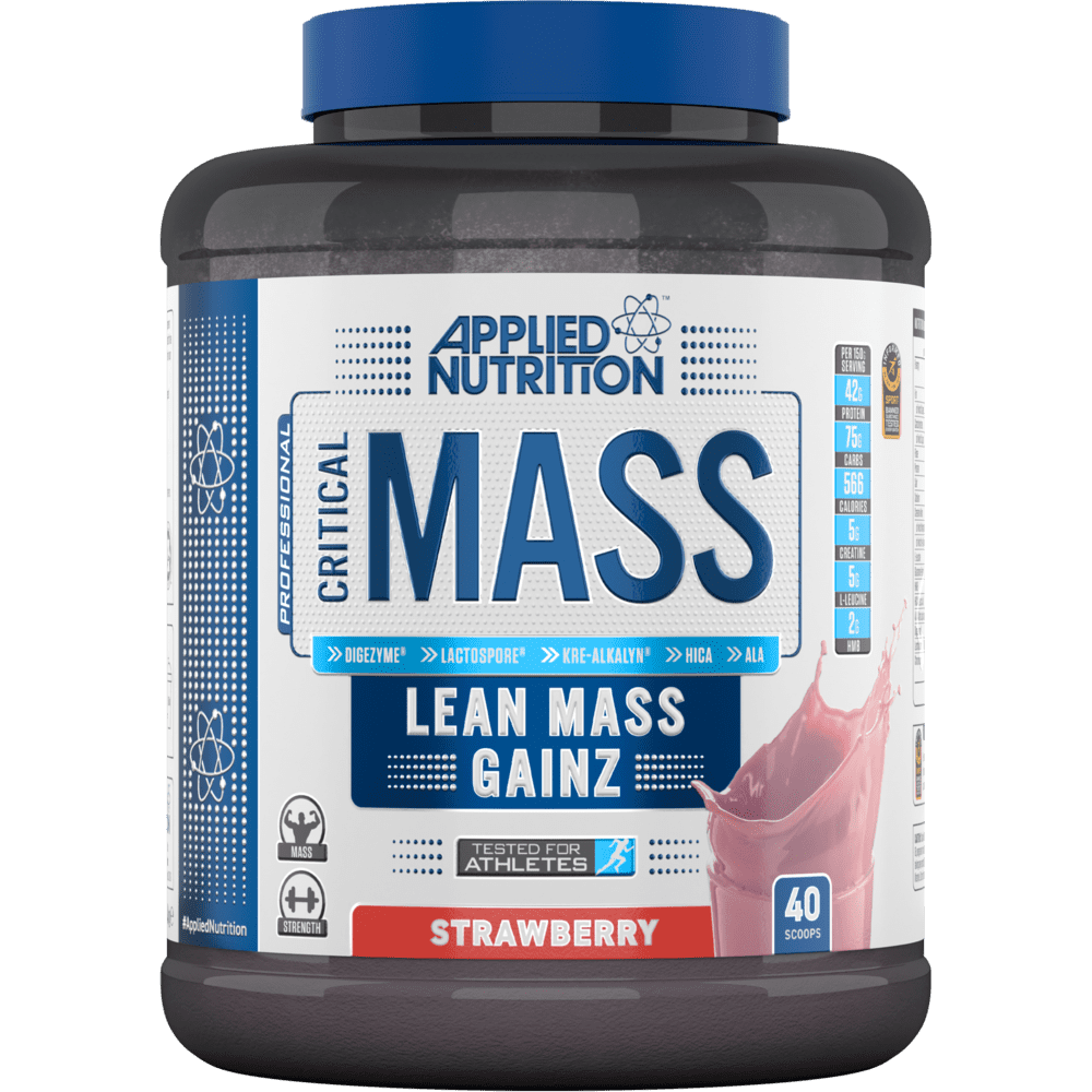 Critical Mass Lean Mass Gainz, Strawberry, Applied Nutrition, 2.45 Kg - Applied Nutrition