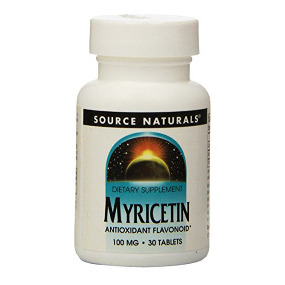 Myricetin 100 mg 30 Tablets - Source Naturals - Source Naturals