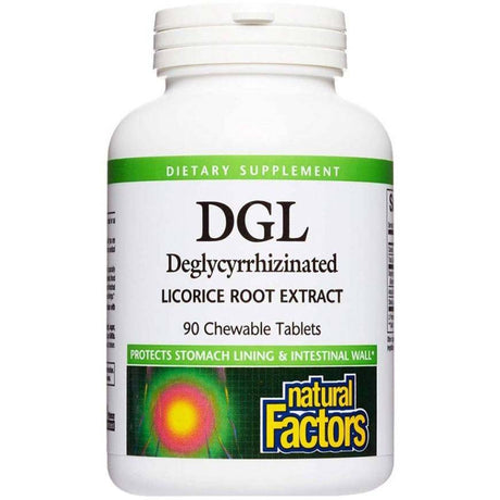 Natural Factors DGL, 90 Chewable Tablets - Natural Factors