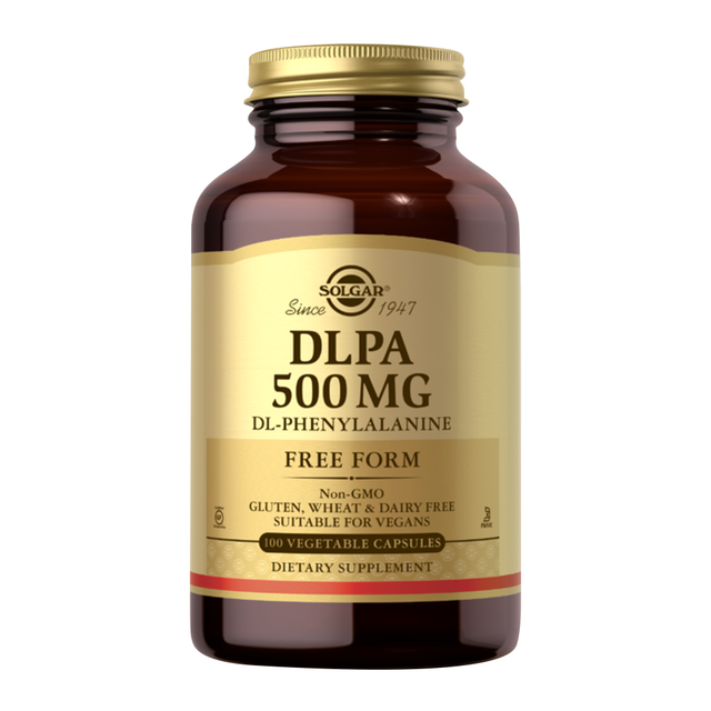 Solgar DLPA, 500 mg, 100 Vegetable Capsules - Solgar