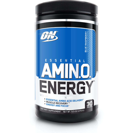 Optimum Nutrition Amino Energy, Blue Raspberry, 30 Servings - Optimum Nutrition