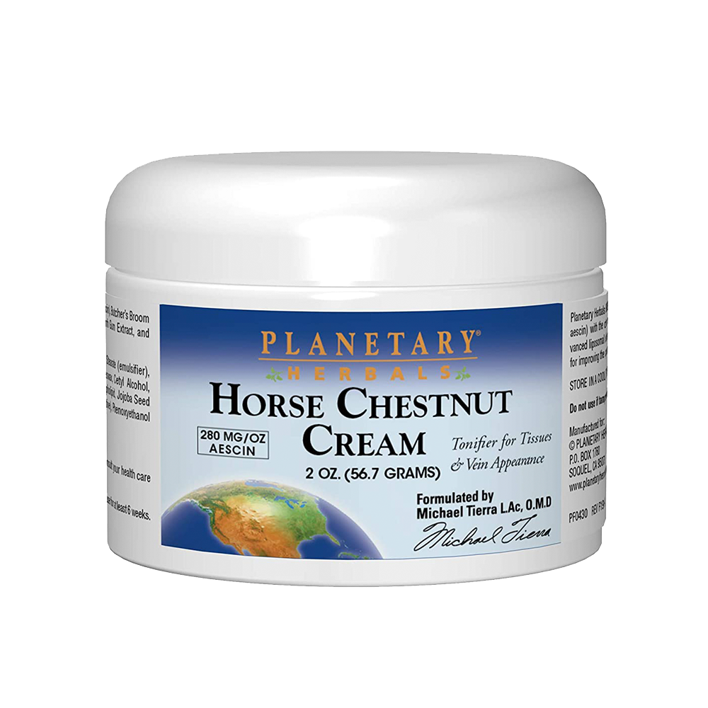 Planetary Herbals Horse Chestnut Cream, 2 Oz - Planetary Herbals