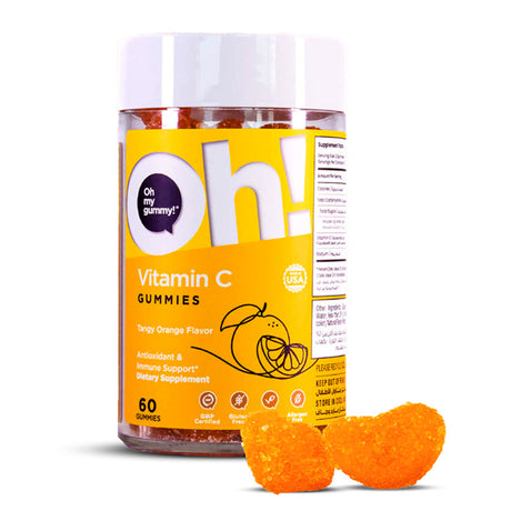 Oh My Oh! Tangy Orange Vitamin C, 60 Gummies - Oh My Oh