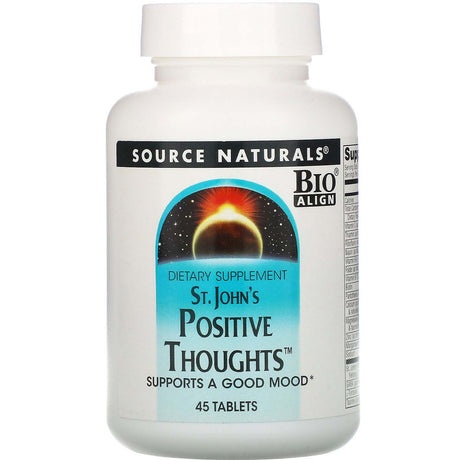 Source Naturals Positive Thoughts, St. John's, 45 Tablets - Source Naturals