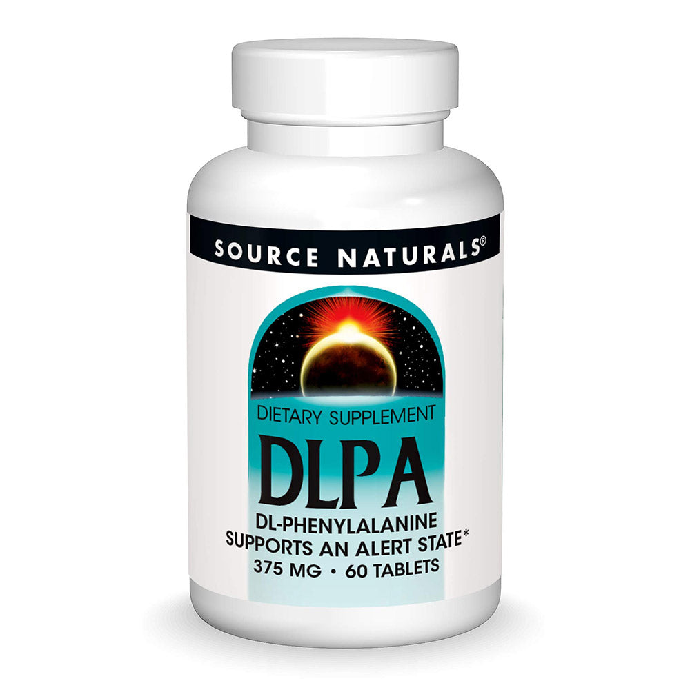 Source Naturals DLPA, 375 mg, 60 Tablets - Source Naturals