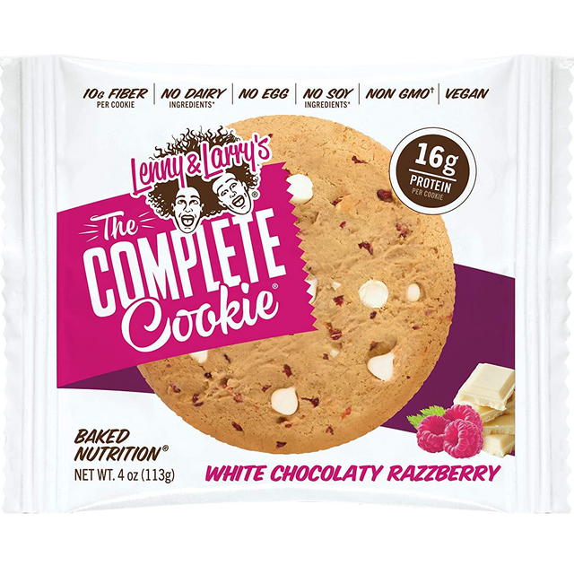 Lenny & Larry’s Complete Cookies, White Chocolate Raspberry, 1 Piece - Lenny & Larry’s