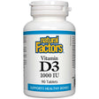 Vitamin D3, 1000 IU, 90 Tablets - Natural Factors - Natural Factors