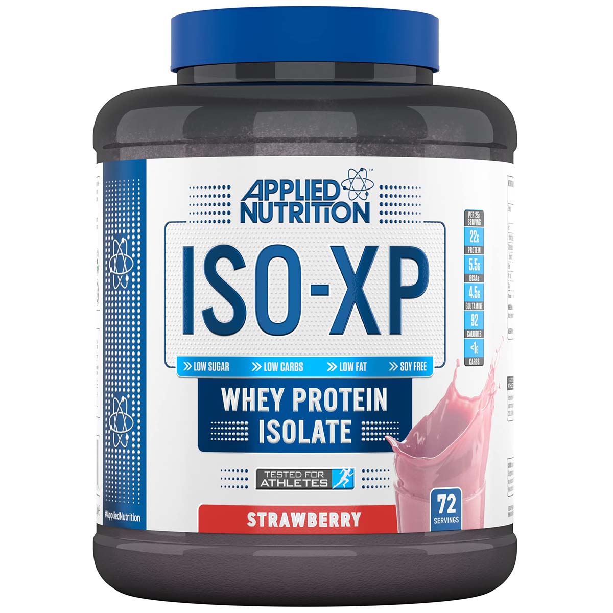 Applied Nutrition ISO-XP 100% Whey Protein Isolate, Delicious Strawberry, 1.8 Kg - Applied Nutrition