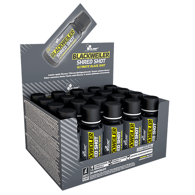 Olimp Sport Nutrition Blackweiler Shred Shot, Citrus Punch, 20 Vials - Olimp Sport Nutrition