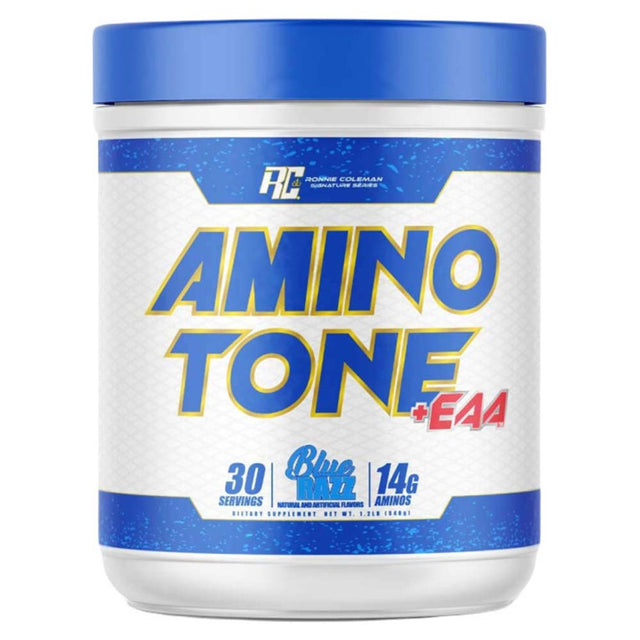 Ronnie Coleman Amino Tone Plus EAA, Blue Raz, 30 - Ronnie Coleman