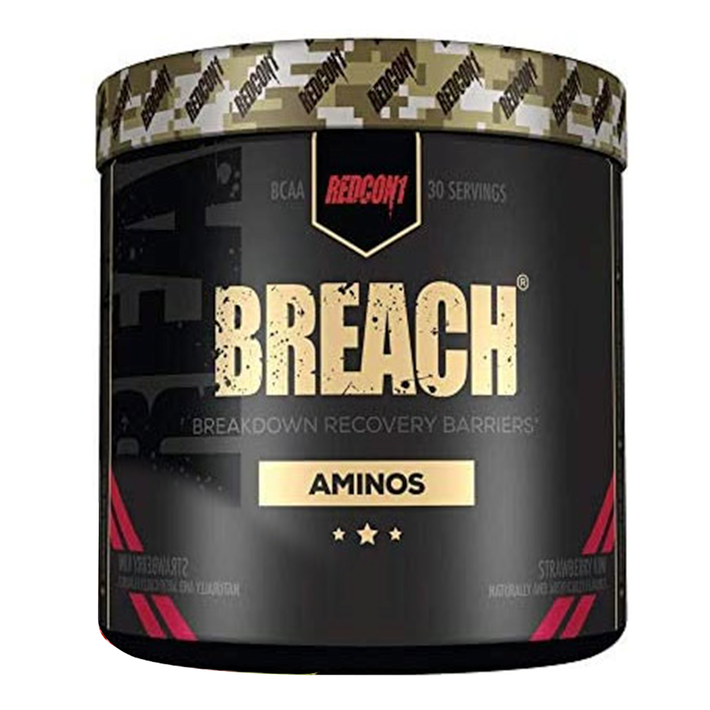 Redcon1 Breach BCAA Aminos, Strawberry Kiwi, 30 servings - Redcon1