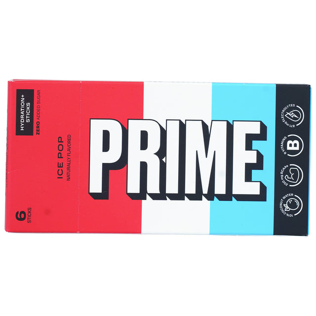 Prime Hydration, 6 Sticks, Ice Pop - Prime