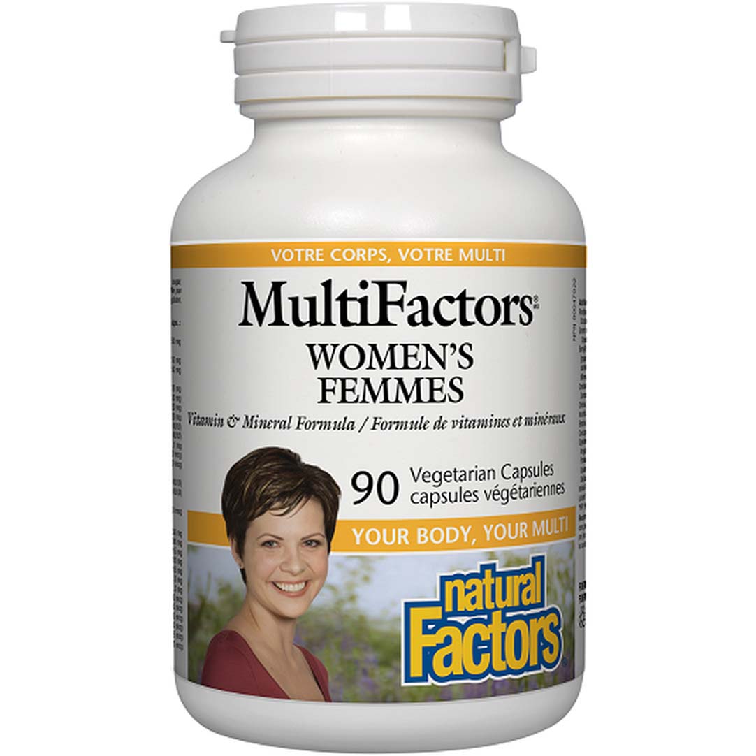 Natural Factors Multi Factors for Women, 90 Veggie Capsules - Natural Factors