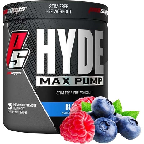 Pro Supps Hyde Max Pump, Blue Raz (25) - Pro Supps