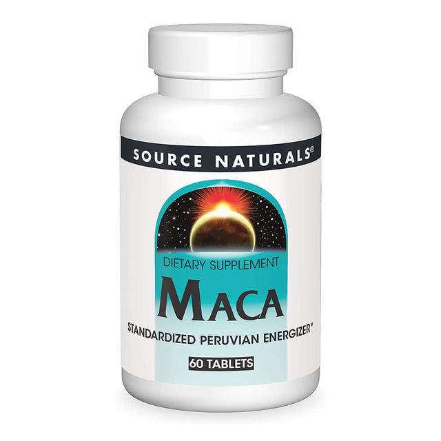 Source Naturals Maca Extract, Standard, 250 mg, 60 Tablets - Source Naturals