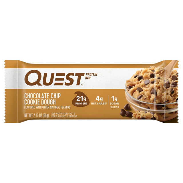 Quest Nutrition Protein Bar, 1 Bar, Chocolate Chip - Quest Nutrition