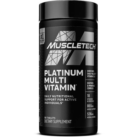 Platinum Multivitamin Muscletech, 90 Tablets - Muscletech