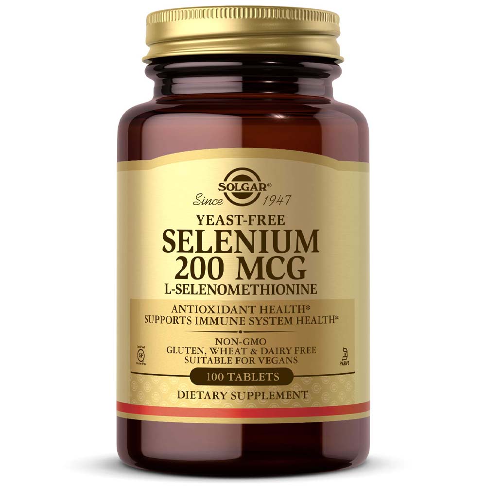 Solgar Selenium, 200 mcg, 100 Tablets - Solgar