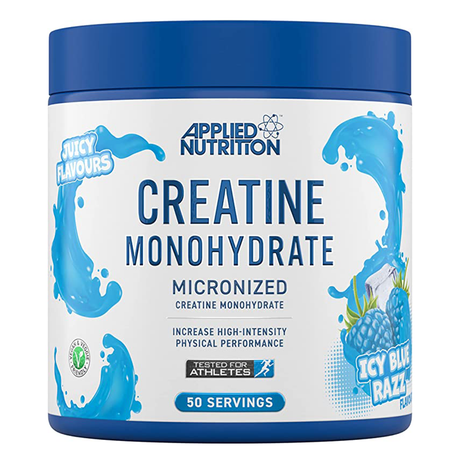 Micronized Creatine Monohydrate, Icy Blue Raz, 250 Gm (Applied Nutrition) - Applied Nutrition