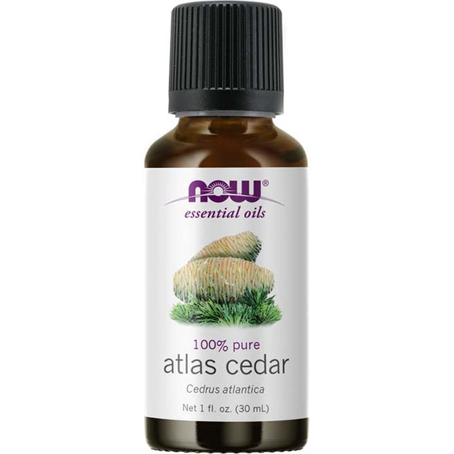 100% Pure Atlas Cedar Oil, 30 ml - Now - Now