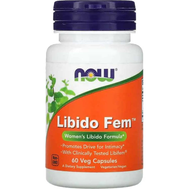 Libido Fem Now, 60 Veggie Capsules - Now