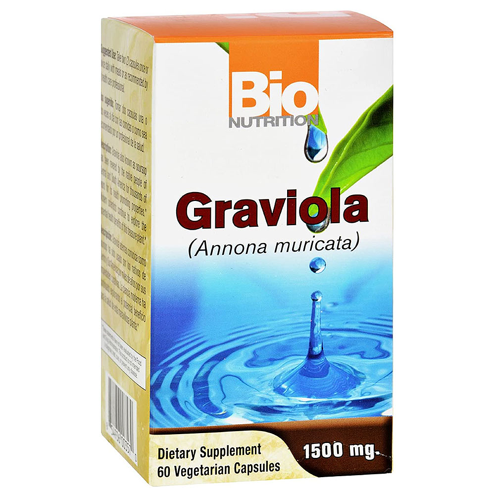 Graviola Bio Nutrition, 1500 mg, 60 Vegetable Capsules - Bio Nutrition