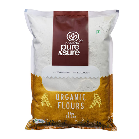 Pure & Sure Organic Jowar Flour, 500 Gm - Pure & Sure