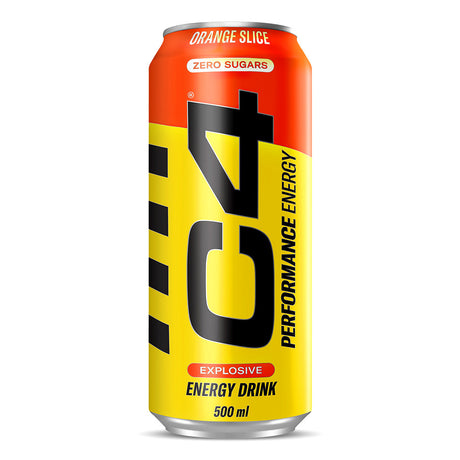 Cellucor C4 Original Carbonated Energy Drink, Orange Slice, 500 ML - Cellucor